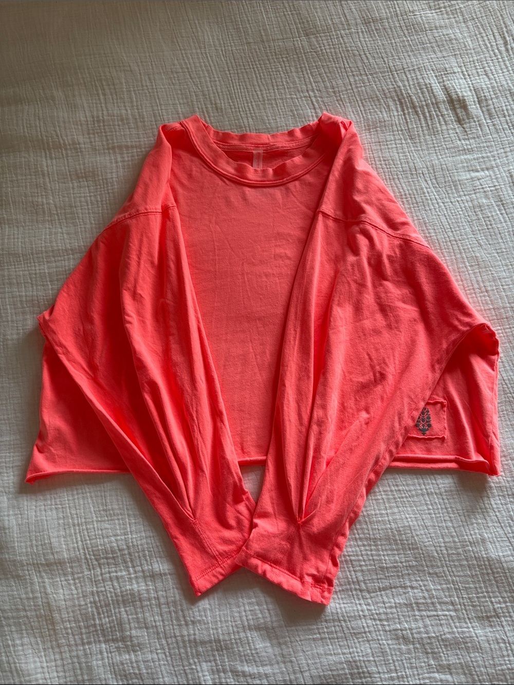 Free People Movement Coral Cropped Inspire Layer in XS - Picture 4 of 7